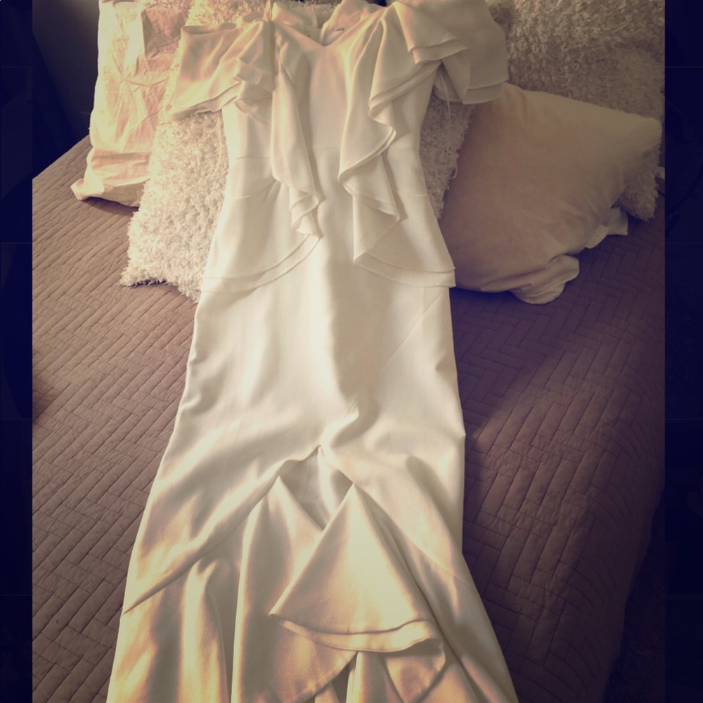 White layered dress!